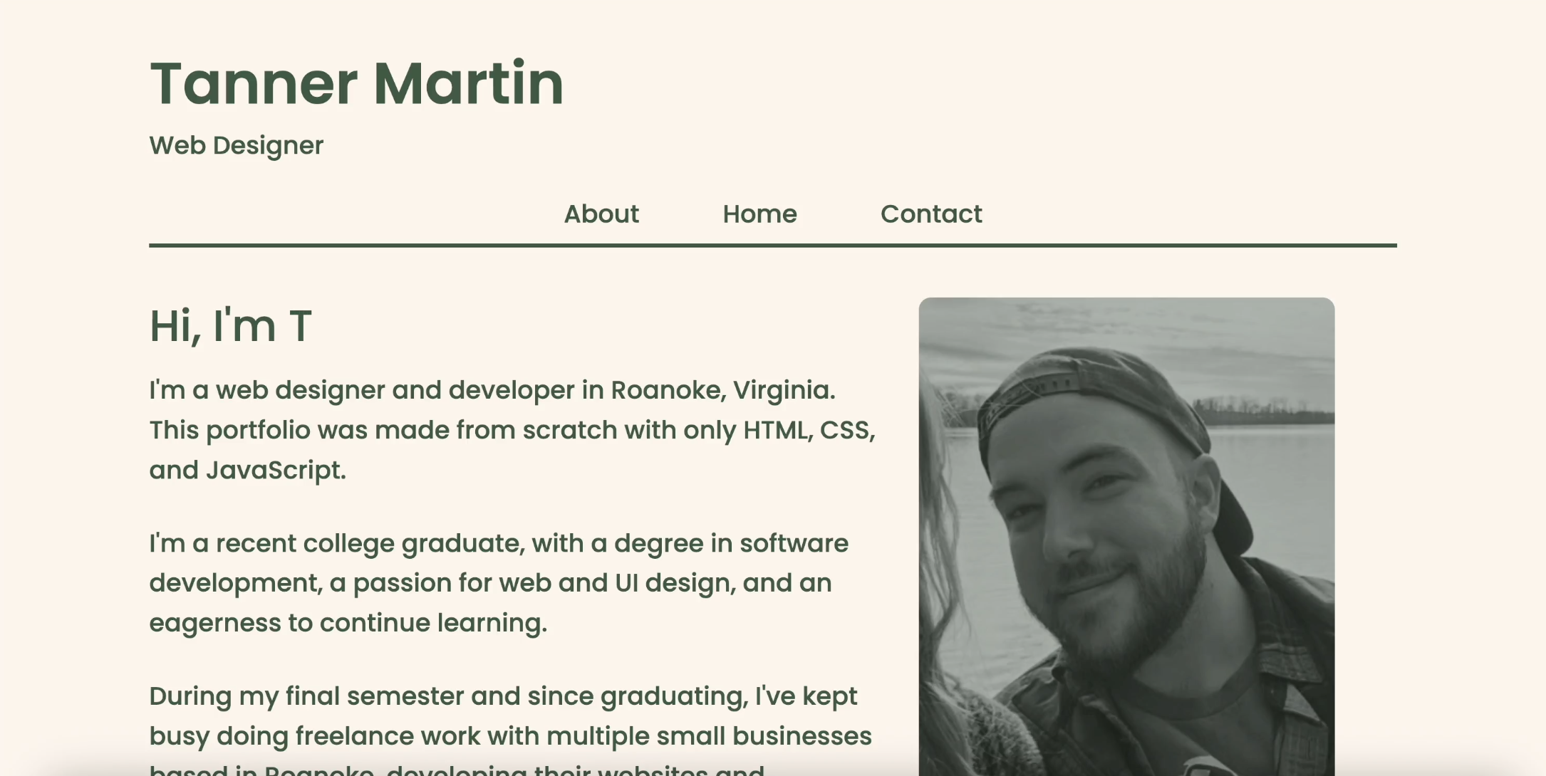 Original Portfolio Design
